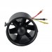 QF2827-2300KV 70MM Ducted Fan Motor 6-Blade EDF Motor Airplane Motor Set For RC Model Aircraft Drone