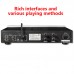 PAIYON A201 Hi-Fi Integrated Amplifier ES9028Q2M HIFI Bluetooth 5.0 Coaxial Optical Input Amp With Remote Control