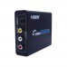 H28 HDMI Video Converter AV + S-VIDEO To HDMI Converter For DVD Set-Top Box HD Player Game Console
