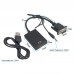 NK-330 VGA To HDMI Cable 1080P HD VGA To HDMI Converter Cable For Desktop PC Laptop DVD Set-Top Box