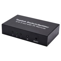 NK-T32 For Toslink Switch/Splitter 3 In 2 Out With IR Remote Toslink Splitter LPCM2.0/DTS/Dolby-AC3
