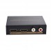 NK-912 2 Port HDMI Audio Extractor Splitter Audio EDID Setting & 2 HDMI Output For DVD PS3 HD Player