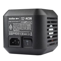 Godox AC26 (AC-26) AD-AC Power Unit AC Power Adapter For Godox AD600Pro Outdoor Flash Strobe
