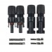 10Pairs Solar Connector Set with Wrench Male and Female Solar Connectors Waterproof Solar Panel Branch Series Connect for Solar