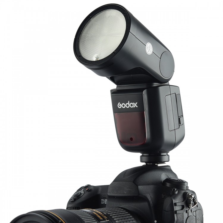 Godox V1N TTL Liion Round Head Camera Flash Light External Flash 76Ws