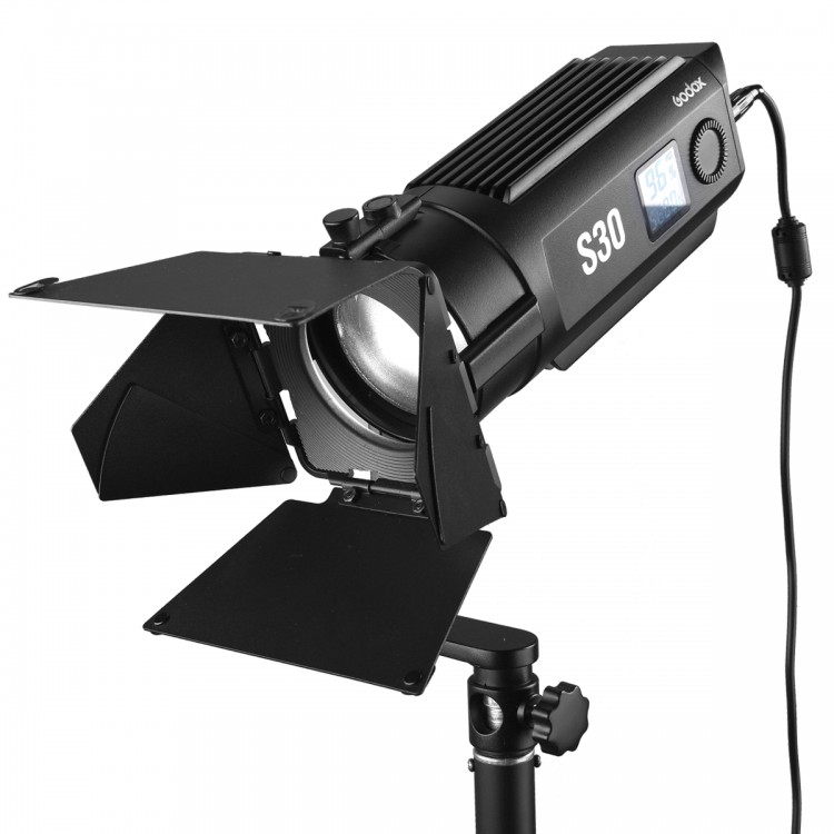 Godox S30D 90W LED Spotlight Kit Continuous Lighting w/ 3PCS S30 Spotlight 5600K Color