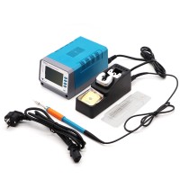 110V Intelligent T12-11 Digital Lead free Soldering Station with Soldering Iron tip for Phone Motherboard PCB Welding Repair