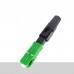 10PCS FTTH SC APC Single Mode Fiber Optic Quick Connector FTTH Fiber Optic Fast Connector SC Fiber Field Assembly