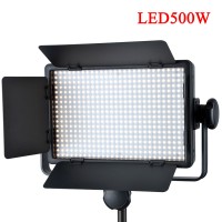 Godox LED500W 5600K LED Video Light Fill Light LED Panel 32W With Barn Door For Interviews Studios
