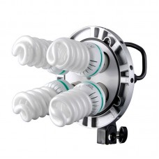 Godox TL-4 Tri-Color Lamp Holder Multi-Holder E27 Socket Light Lighting Lamp Head For 4PCS E27 Bulbs
