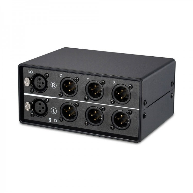 One Little Bear MC103Pro Mini 3 Ways Stereo XLR Switcher Box Audio