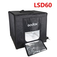 Godox LSD60 40W LED Photo Box Mini Photo Light Tent 60x60x60CM Double-Light Photography Accessories