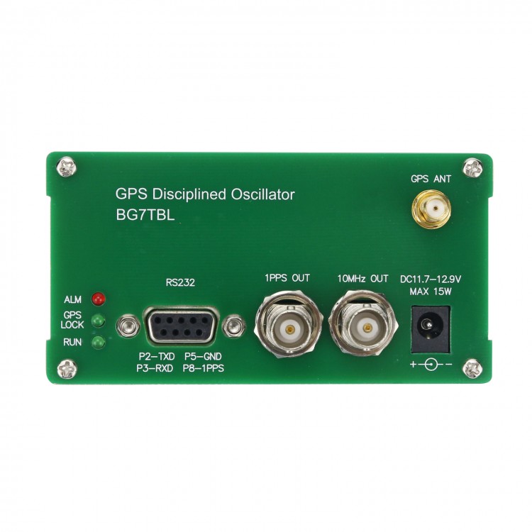 GPS Receiver GPSDO 10MHz 1PPS GPS Disciplined Clock with Antenna Power