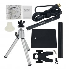 B007 2M 500X Digital Microscope USB Video Magnifier 1600x1200 w/ Adjustable Stand 