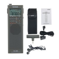 For Tecsun PL-365 Full Band Radio Digital Demodulation DSP Radio Receiver Single Sideband Grey