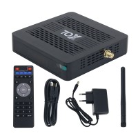TOX 1 Media TV Box 4K TV Set Top Box S905X3 For Android 9.0 DDR3 4G+32G Bluetooth Network Player