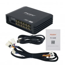 PUZU PZ-D480 Car DSP Amplifier Bluetooth Car Amp 4x180W 8 Channel Output Digital Audio Processor