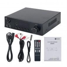 Hy AV-280 Hifi Stereo Amplifier Bluetooth Digital Power Amp DAC Rated Power 200W Music Power 1000W