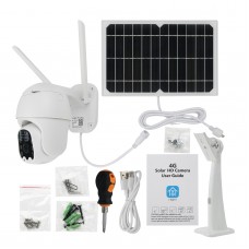 Q5-4G Solar Camera Security Camera Dome Camera Outdoor PTZ Camera Remote Monitoring Alarm HD Video