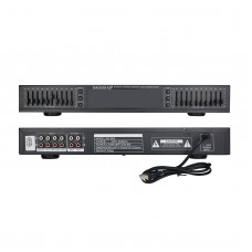 HIFI Digital HD Stereo 10-Band Graphic Equalizer Preamplifier Equalizer Built-in USB Bluetooth Home Stage Equalizer Black