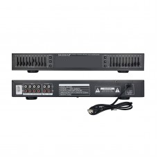 HIFI Digital HD Stereo 10-Band Graphic Equalizer Preamplifier Equalizer Built-in USB Home Stage Equalizer Black