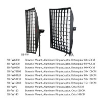 Godox SB-FW35160 Grid Softbox Photography Studio Softbox 35x160CM/13.8x63" For Bowens Mount