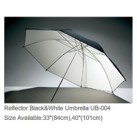 Godox UB-004 33" Umbrella Reflector Black White Reflective Umbrella Photography Studio Accessories