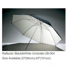 Godox UB-004 33" Umbrella Reflector Black White Reflective Umbrella Photography Studio Accessories