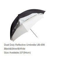 Godox UB-006 33" Reflective Umbrella Black Silver White Umbrella Photography Studio Accessories