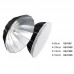 Godox UB-85S (UB-085S) Parabolic Umbrella Reflective Umbrella 85CM/33.5" Black Silver Umbrella Reflector