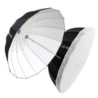 Godox UB-130W Parabolic Umbrella Studio Reflective Umbrella Black White Umbrella 130M/51.2"