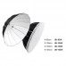 Godox UB-130W Parabolic Umbrella Studio Reflective Umbrella Black White Umbrella 130M/51.2"