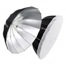 Godox UB-165S Parabolic Umbrella Reflective Umbrella 165M/65" Black Silver Umbrella Reflector