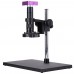 Industrial 51MP Microscope Camera 2K w/ 180X C Mount Lens 144 LED Ring Light Stand For PCB Repair