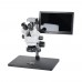 Trinocular Microscope 48MP FHD Camera V8 Kit 3.5X-90X With 11.6" Screen For PCB Jewelry Repair