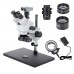 3.5X-90X Trinocular Microscope Camera 48MP FHD Camera V8 Kit For Soldering PCB Jewelry Repair