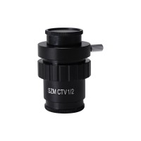 Microscope Camera Adapter SZM CTV 1/2 C-Mount Lens Adapter For Trinocular Stereo Microscope