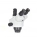 7X-45X 7X-90X Stereo Microscope Head Simul-Focal Trinocular Microscope With 2X Objective Lens