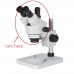 7X-45X Stereo Microscope Head Standard Version Accessories For Simul-Focal Trinocular Microscope