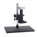 Microscope Camera Kit 48MP FHD Camera V8 HDMI USB Output 180X Lens 144-LED Light For PCB Repair