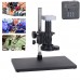 Microscope Camera Kit 48MP FHD Camera V8 HDMI USB Output 180X Lens 144-LED Light For PCB Repair