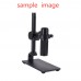 Black Aluminum Alloy Microscope Stand Heavy Duty For USB Microscopes Digital & Electron Microscopes