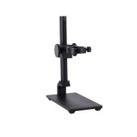 Black Aluminum Alloy Microscope Stand Heavy Duty For USB Microscopes Digital & Electron Microscopes