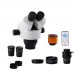 24MP HDMI Digital USB Microscope Camera Kit 7X-90X Trinocular Stereo Microscope w/ Big Base Board