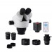 3.5X-90X Trinocular Microscope Kit 24MP HDMI USB Microscope Camera For Soldering PCB Jewelry Repair