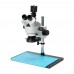 3.5X-90X Trinocular Microscope Kit 24MP HDMI USB Microscope Camera For Soldering PCB Jewelry Repair