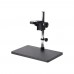 24MP HDMI Microscope Video Camera Kit 180X C Mount Lens 144-LED Ring Light Big Stand For PCB Repair