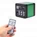 38MP 1080P 2K HDMI Microscope Camera Kit With 120X Lens Adjustable Stand For PCB Soldering Repair