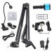 48MP 1080P 2K USB Camera Microscope Camera Kit 120X Lens Adjustable Stand For PCB Soldering Repair