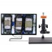 HAYEAR Microscope Camera 48MP FHD Camera V8 With 180X Lens 144-LED Light For Phone PCB Welding